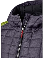 JN Dámská pletená hybridní bunda 02.0 pink melange/anthracite melange model 22528907 - Daiber JN Dámská pletená hybridní bunda 02.0 pink melange/anthracite melange model 22528907 - Daiber