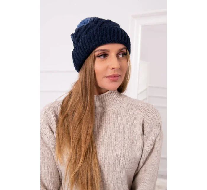 Fleecová čepice  navy model 18750923 - K-Fashion