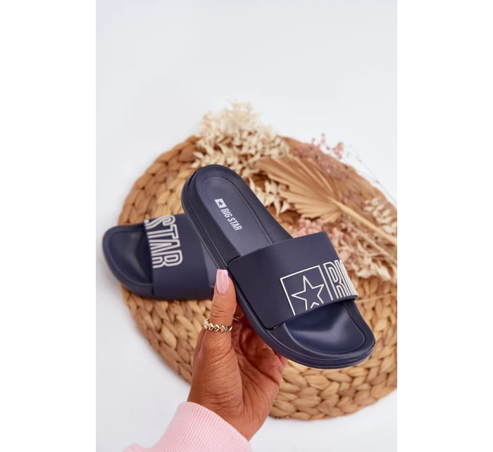 Klapki Dziecięce BIG STAR NN374521 Granatowe