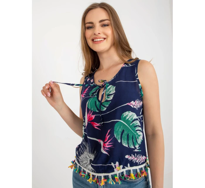 Bluzka AT BZ model 18605205 granatowy - FPrice