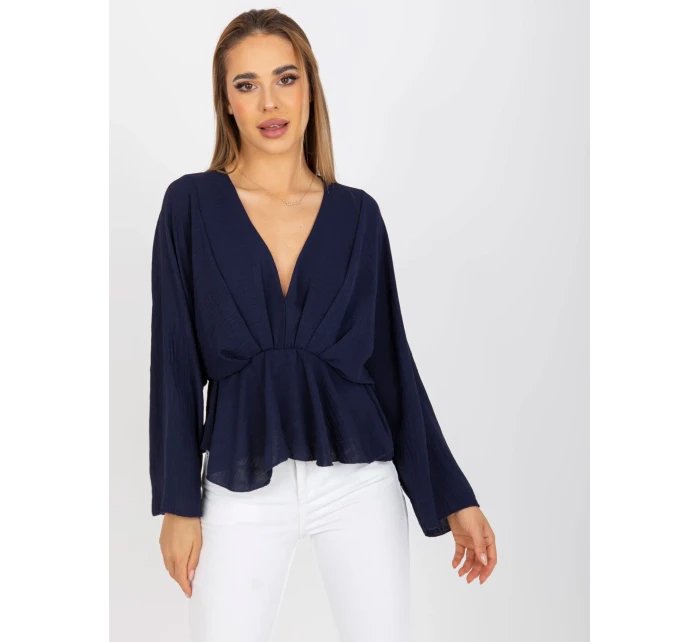 Blúzka DHJ BZ 11979.67 tmavo modrá Blúzka DHJ BZ 11979.67 tmavo modrá