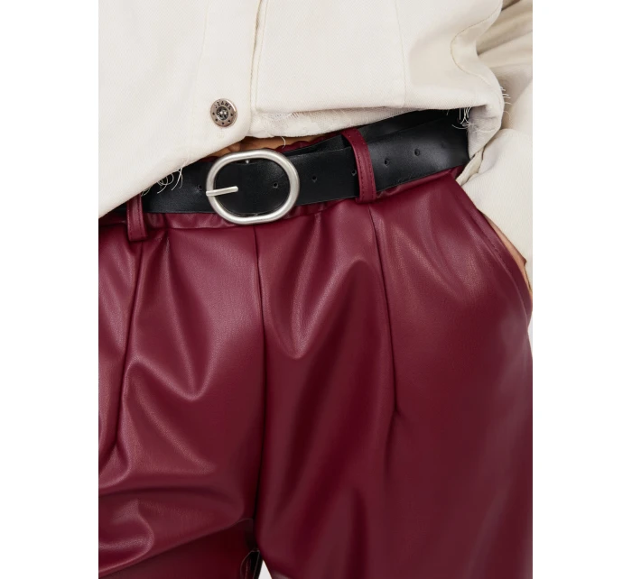 Nohavice IT SP FL8576.06P tmavo červená