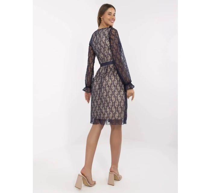 Šaty LK SK 509941.70P tmavomodré