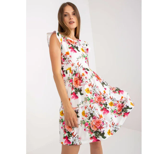 Dámské šaty RV SK model 17505336 bílé a červené - FPrice