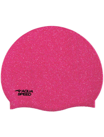 AQUA SPEED Plavecká čepice Reco Pink Pattern 03