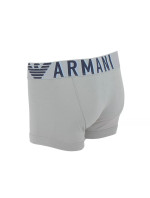 Pánska súprava trička a boxeriek 111604 4R516 05543 sivá - Emporio Armani