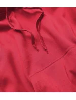 Červená dámska tepláková mikina (W02-20)