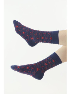 2pack kvalitních ponožek 262 tmavě modré a černé
