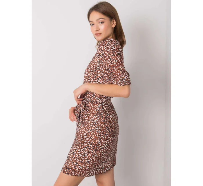 Šaty LK SK 508079.47P hnedá