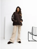 RV BL mikina A1042.25 tmavohnedá