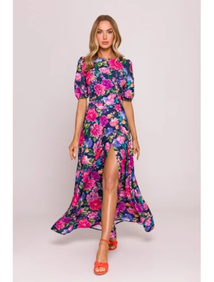 model 21136087 Maxi šaty s otevřenými zády model 1 - Moe model 21136087 Maxi šaty s otevřenými zády model 1 - Moe