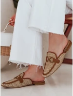 SOFTINO camel dámske žabky na klinoch FashionStreet ZY0865