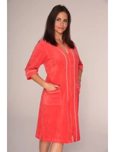 Dámsky župan Forex Velur Zip 974