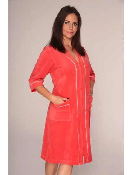 Dámský župan Velur Zip model 5782577 - De Lafense Dámský župan Velur Zip model 5782577 - De Lafense