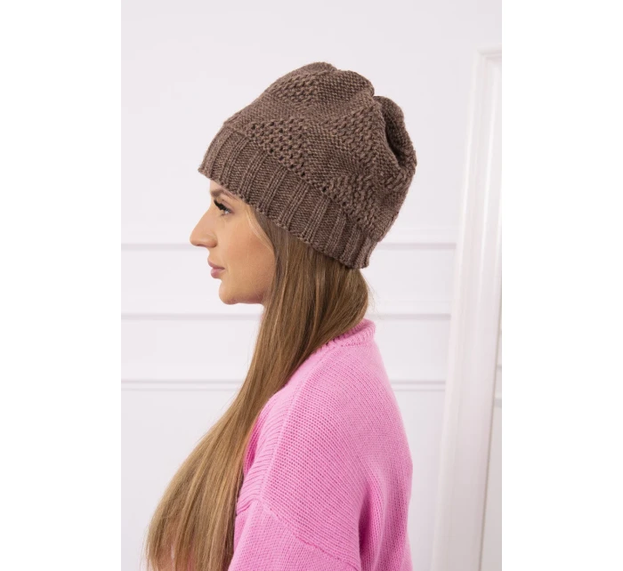 Dámska čiapka Danuta K331 mocca Dámska čiapka Danuta K331 mocca