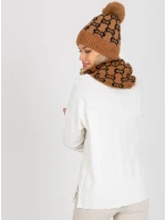 Tunelový šál AT KM CM 333 hnedý