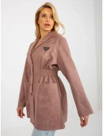 Dámský kabát LK PL  tmavě růžová  model 18171267 - FPrice