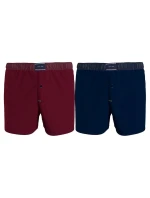 Pánské boxerky 2 pack bordo model 15880100 - Tommy Hilfiger Pánské boxerky 2 pack bordo model 15880100 - Tommy Hilfiger