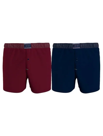 Pánské boxerky 2 pack bordo model 15880100 - Tommy Hilfiger Pánské boxerky 2 pack bordo model 15880100 - Tommy Hilfiger
