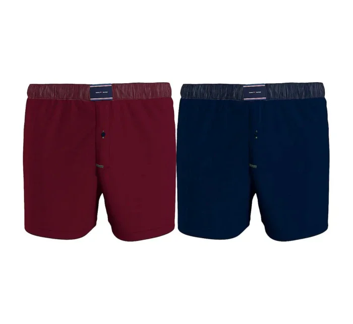 Pánské boxerky 2 pack bordo model 15880100 - Tommy Hilfiger Pánské boxerky 2 pack bordo model 15880100 - Tommy Hilfiger