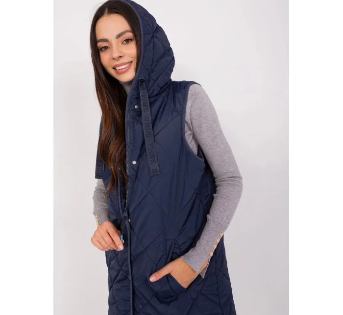 Dámska vesta D51160X80119A2 tmavomodrá - Sublevel Dámska vesta D51160X80119A2 tmavomodrá - Sublevel