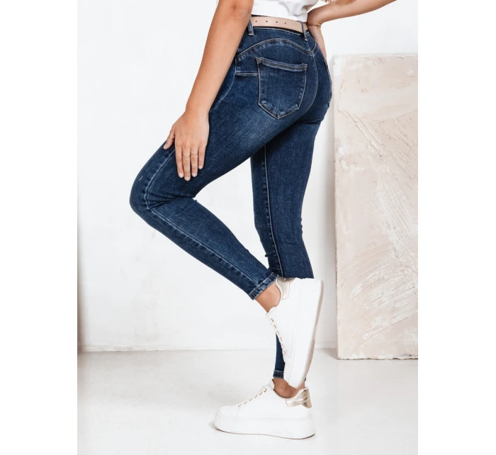 Dámské úzké džíny s vysokým pasem modré Dstreet model 21992681 - FashionStreet