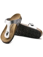 Dámské stříbrné žabky Gizeh model 20701296 - Birkenstock Dámské stříbrné žabky Gizeh model 20701296 - Birkenstock