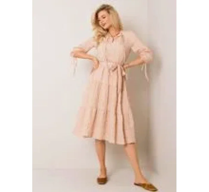 Šaty LK SK 508005.07P béžová Šaty LK SK 508005.07P béžová