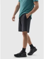 Pánské sportovní rychleschnoucí šortky 4F - černé