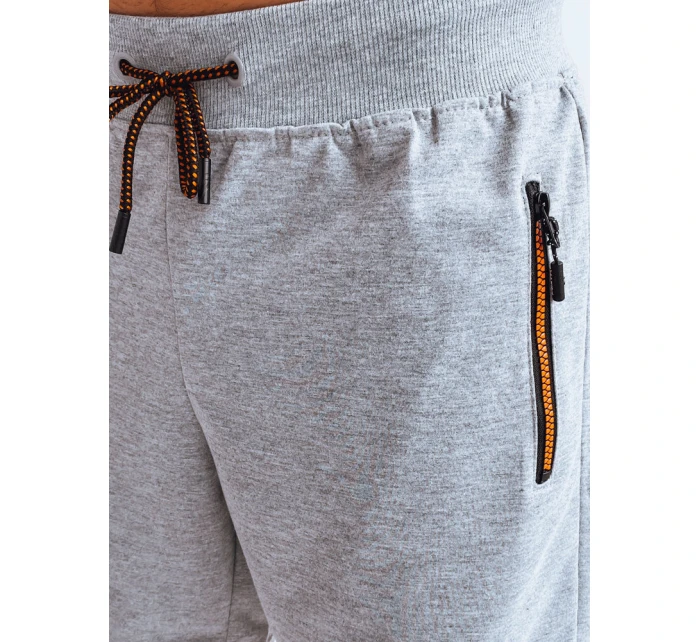 FashionStreet pánske svetlosivé teplákové šortky SX2279