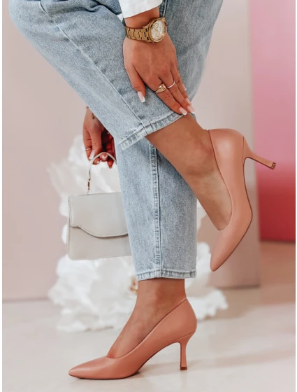 Dámske lodičky LUMARA pink FashionStreet na ihlovom podpätku ZY0729 Dámske lodičky LUMARA pink FashionStreet na ihlovom podpätku ZY0729