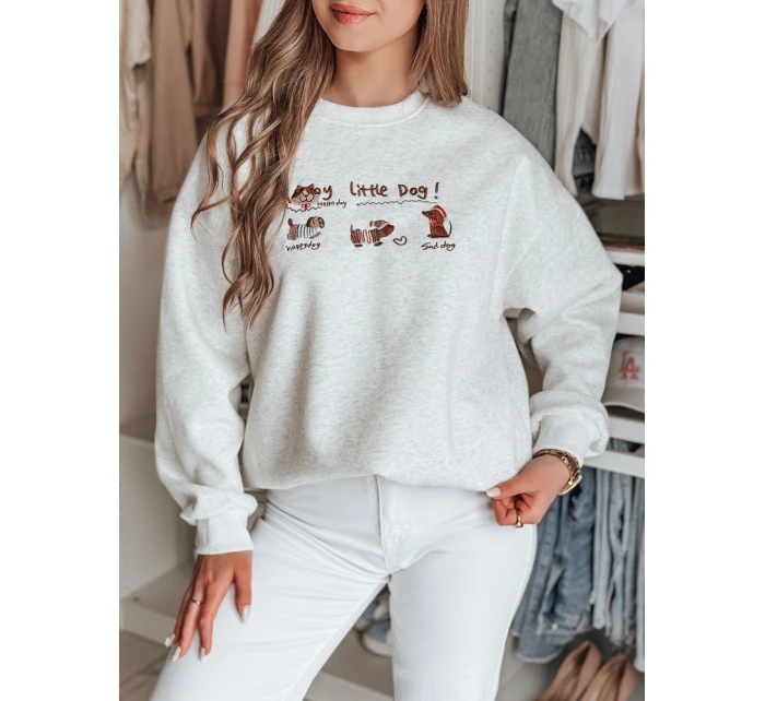 Dámská oversize mikina s  šedá Dstreet model 21989212 - FashionStreet