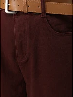 Jeansy damskie z wysokim stanem mom fit z paskiem  model 22363306 - FashionStreet