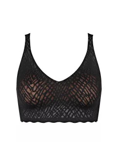ZERO Feel Bliss Bralette - BLACK - black 0004 - SLOGGI