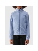 4F Junior dievčenský fleece s pravidelným golierom 4FJWSS24TFLEF166-32S 4F Junior dievčenský fleece s pravidelným golierom 4FJWSS24TFLEF166-32S