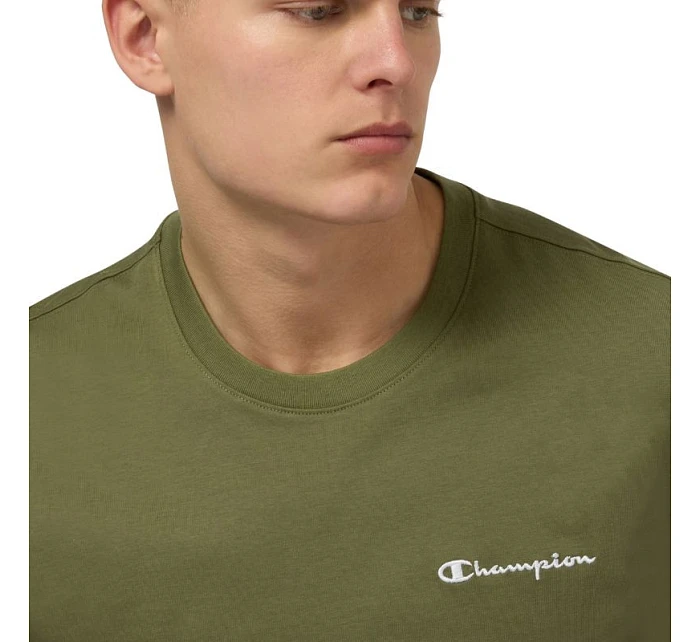 Pánské tričko SS Tee olive  pánské model 22121715 - CHAMPION