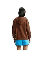 Dámska mikina Nike Studio Fleece Medium Weight, svetlohnedá, IM8504, 259