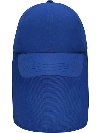 Daiber MB 6243 6-panelová čiapka s ochranou krku 03.6243 royal Daiber MB 6243 6-panelová čiapka s ochranou krku 03.6243 royal