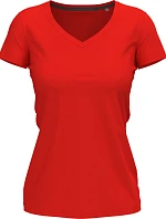 Stedman Stretch-T V-neck Women Dámske tričko s výstrihom do V 05.9710 šarlátovo červené