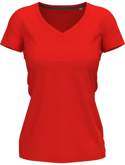 Stedman Stretch-T V-neck Women Dámske tričko s výstrihom do V 05.9710 šarlátovo červené Stedman Stretch-T V-neck Women Dámske tričko s výstrihom do V 05.9710 šarlátovo červené