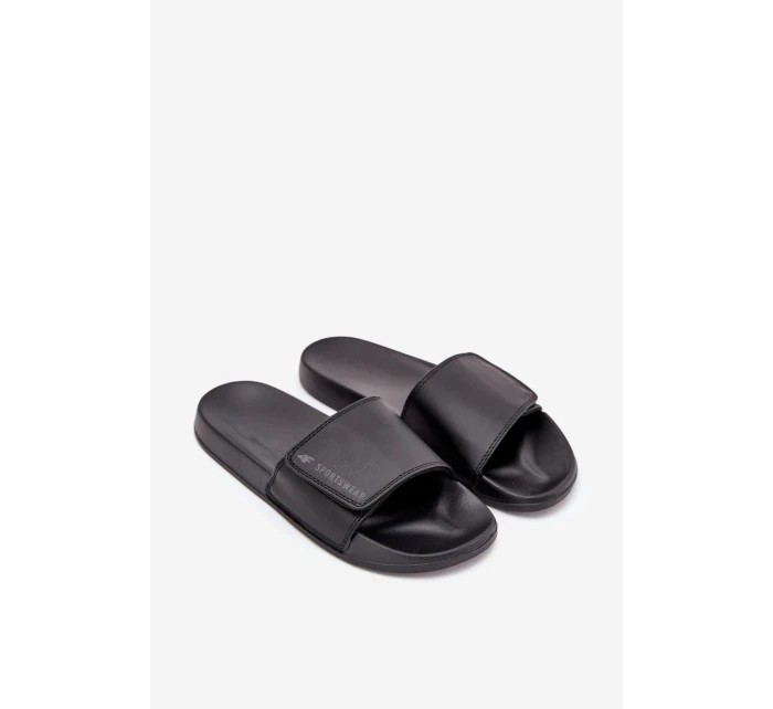 Klapki Męskie 4FMM00FFLIM032-20S Czarne