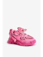 Dětské tenisky flitry růžové model 21673657 - Boto Dětské tenisky flitry růžové model 21673657 - Boto