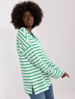 Blúzka LK BZ 509314.83 biela a zelená