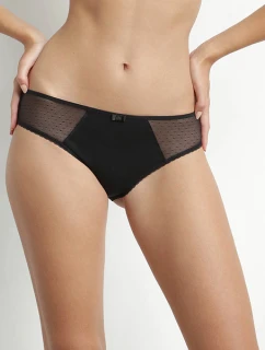 Dámské kalhotky z model 21765100 bavlny GENEROUS COTTON model 21765100 SLIP  černá - DIM