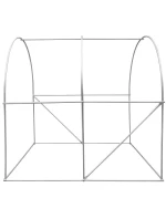 ZÁHRADNÝ TUNEL 200x200x200CM PE KONŠTRUKCIA ZELENÁ OCEL