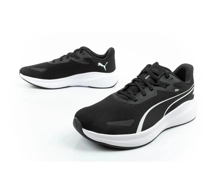 Ľahká pohodlná čierna pánska športová obuv Puma Skyrocket Lite