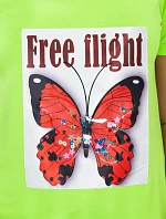 Zelená neónová blúzka Free Flight