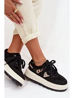 Dámské tenisky na platformě černé model 22039766 - Boto Dámské tenisky na platformě černé model 22039766 - Boto