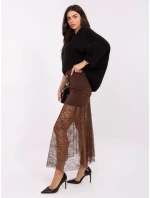 Spódnica MI SD model 21766339 brązowy - FPrice Spódnica MI SD model 21766339 brązowy - FPrice