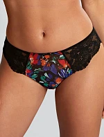 Dámske brazílske nohavičky 10942 Black Mixed Colors - Panache